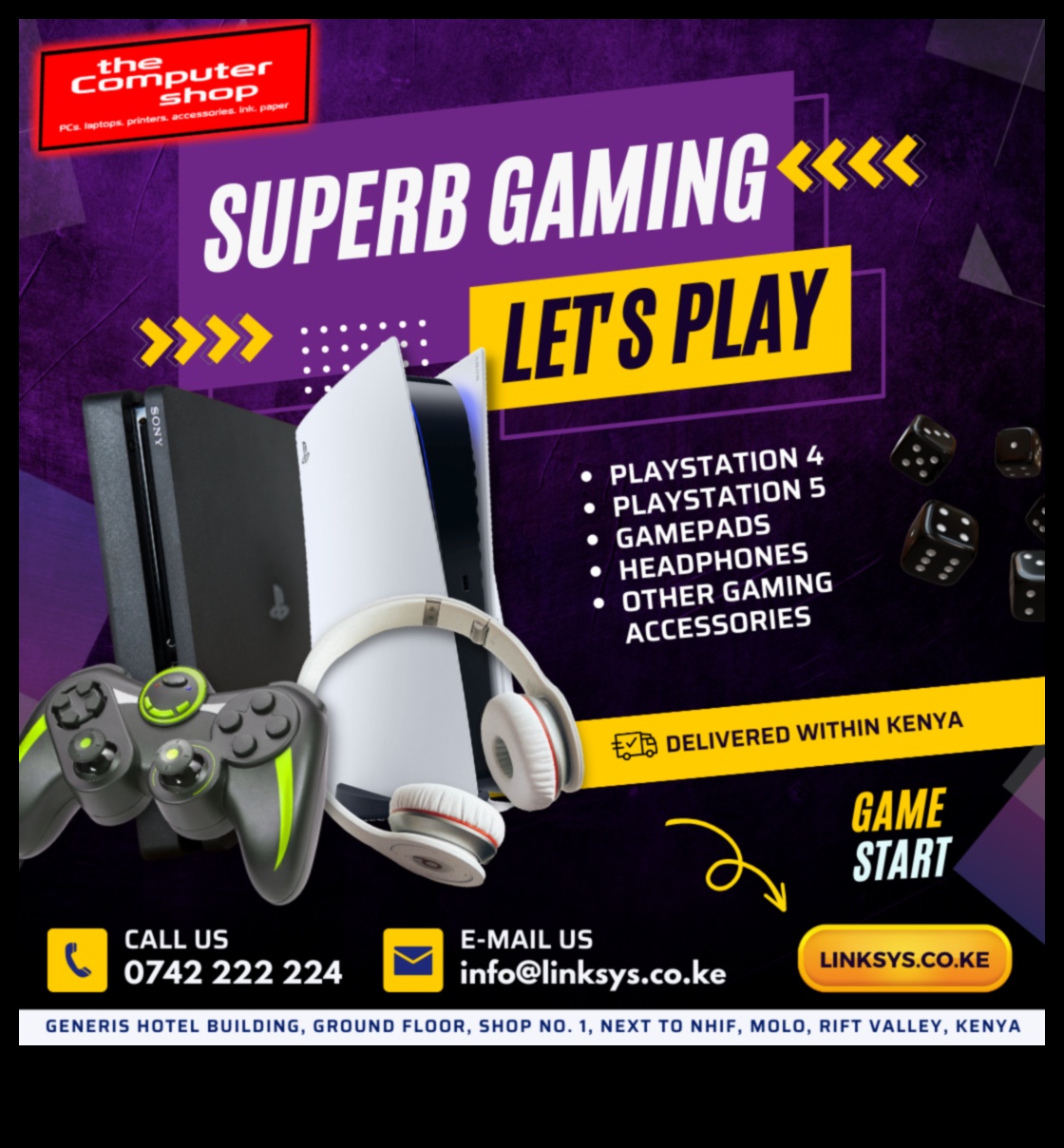 مجموعة كبيرة من معدات الألعاب: ملحقات لأداء الألعاب المثالي