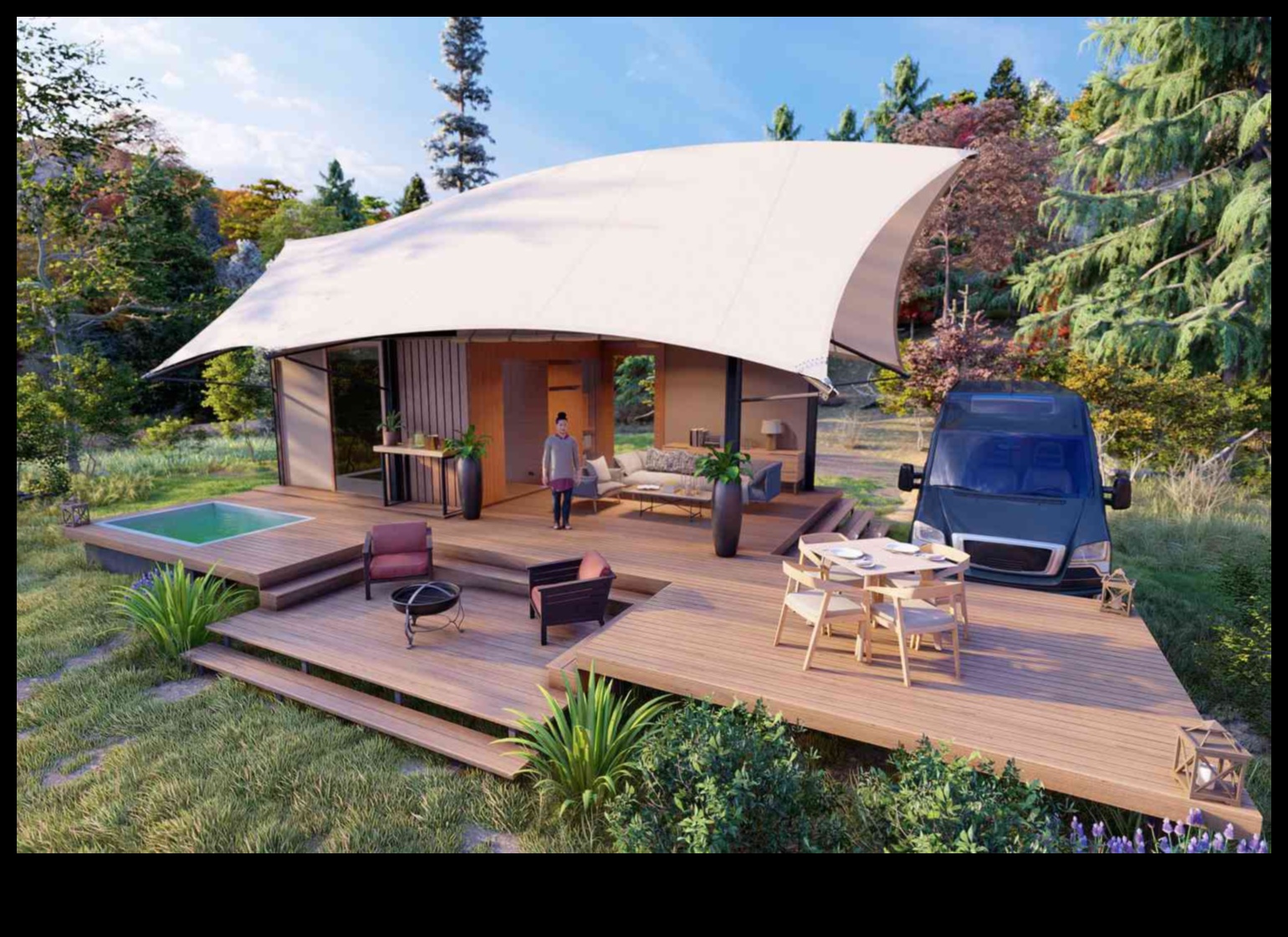 الخلوات الريفية: الهجينة كأدوات أساسية للاستكشاف في الهواء الطلق