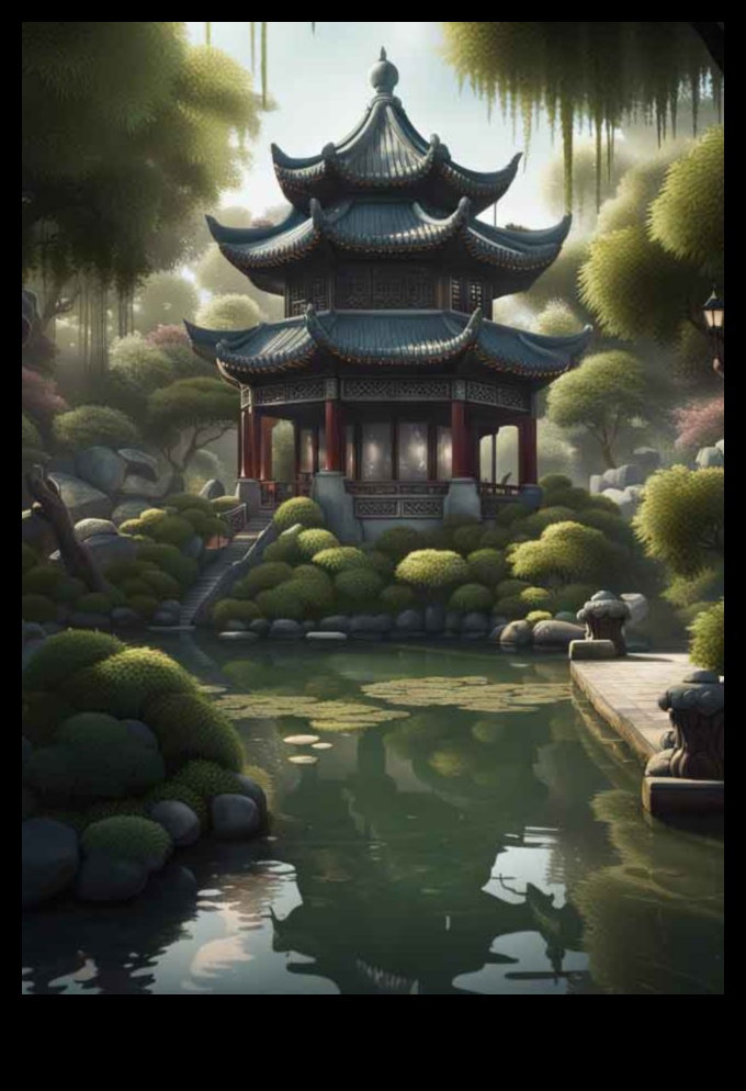 حديقة سيمفونية: صياغة الخلوات الهادئة مع عناصر داهية