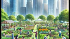 البستنة الشاهقة: البستنة الحضرية المسرات فوق المدينة