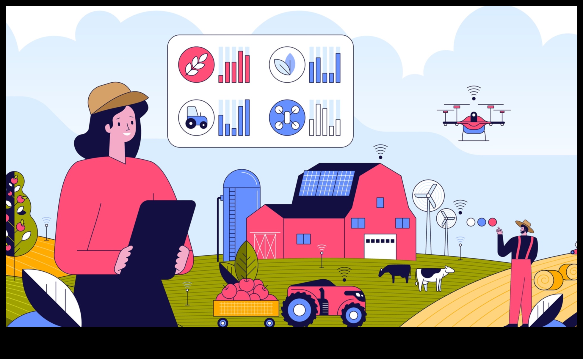 التجوال الريفي: الهجينة كأدوات أساسية في الزراعة والزراعة