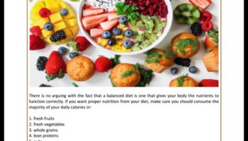 صياغة خطة النظام الغذائي المتوازن المثالي