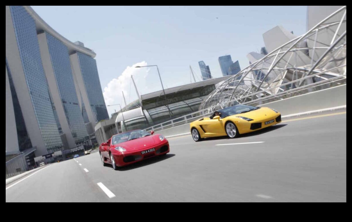 مدفوعة إلى الإثارة: إثارة مغامرات السيارات الرياضية